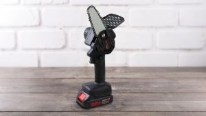 Gergaji Mesin Portable Bor Senso Chainsaw Kayu Serbaguna | Cordless Chainsaw 21V 4 Inch 800W - Taffware D2605