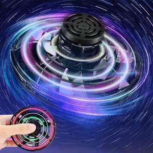 NEW Flying LED Fidget Spinner Fidget Spinning Spinner Spinning Ball Light-emitting Floating Aircraft Stress-relieving Wonder