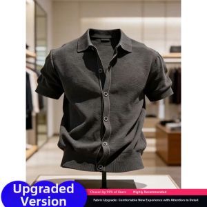 CHENMU | Vintage American Knit Short Sleeve Shirt