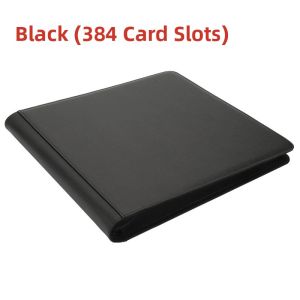 Large Capacity 12-Slot Hard Card Holder Album for Pokemon Yu-Gi-Oh San Guo Sha Card Collection Rectangular Leather Organizer