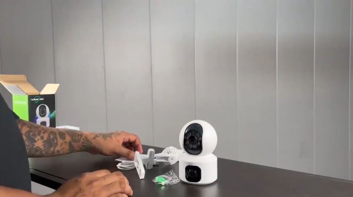 V380 Pro 2K dual lens intelligent WiFi closed circuit TV home monitor ...