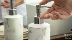 HUIYANGXU | Marble Pattern Bathroom Set