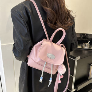 กระเป๋าเป้สะพายหลังผู้หญิงสไตล์ย้อนยุค กระเป๋าเดินทางแบบมีซิปหลายชั้น กระเป๋าสะพายไหล่แบบมีซิปสำหรับเดินทางไปทำงานในช่วงฤดูร้อนปี 2024