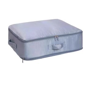 ถุงอัดผ้าขนสัตว์ขนาดใหญ่สำหรับการเดินทาง ถุงเก็บของแบบอัดลม ผ้าไหมฝ้าย ผ้าซาติน ชุดเก็บของสำหรับผ้าเสื้อผ้าในครัวเรือน