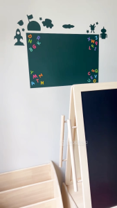 Bảng Từ Xanh Dán Tường Plannet - 400x600mm - Bảng Viết Phấn Dán Tường - Decal Bảng Xanh Hít Nam Châm