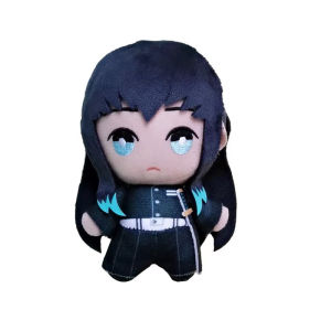 15cm Anime Demon Muichiro Tokito Plush Keychain Chains Kids Stuffed Toys Small Pendant For Children Gifts