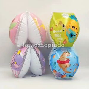 TAIYO Pelampung Renang Tangan Bulat Karakter Mermaid Rabbit Oceans Fruit Ban Lengan Anak Water Toys