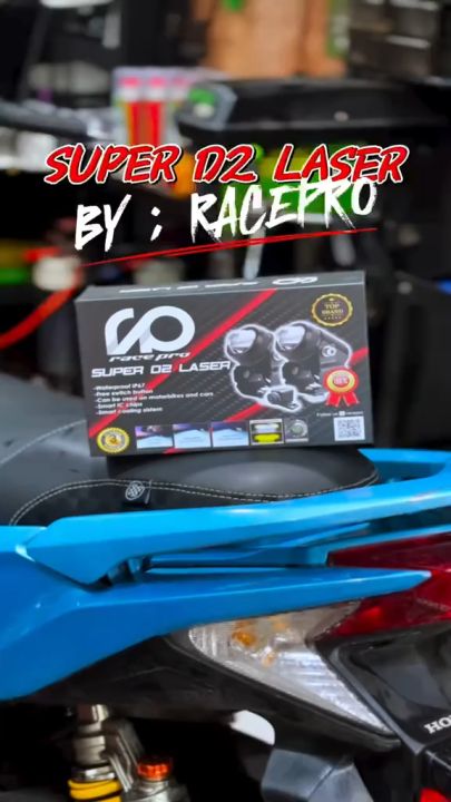 Lampu Tembak D2 RACEPRO  MURAH Laser D2 Pro Laser 20 Watt Laser Output merk BULLAES Jual Sepasang