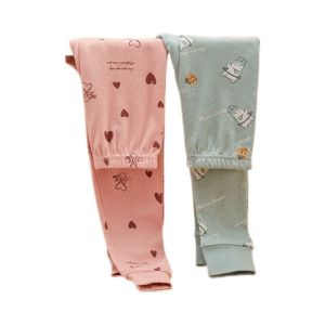 Quần Lót Cotton Cho Bé Gái Lonsa Bộ Đồ Hai Mảnh Quần Dài Cotton Giữ Ấm Cho Mùa Thu Đông Quần Lót Cotton Nguyên Chất Cho Trẻ Em