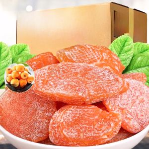 Natural Pure Honey Dried Persimmon with Licorice Bamboo Salt Original Flavor No Added Nucleus Snacks for Children over 5 Years