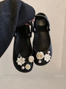 ZUYINBULUO | Phụ Kiện Mới Khóa Giày Trang Trí Hình Mây Camellia
