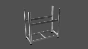 Pocket Dragon Rak besi susun rak serbaguna penyimpanan gudang Rak susun supermarket tahan air dan anti-korosi 5 Lapis susun rak