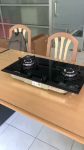 MODENA BH-0725 ADBK Kompor Tanam 2 Tungku Tempered Glass 3 Ring Burner (Safety Kaca Tebal)