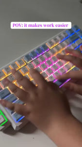 Koorfly T75 Mechanical Keyboard 83 Key RGB Tri-Mode Bluetooth 2.4G Wired Hot-swap Gasket Structure 8000mAh Battery Gaming Keyboard
