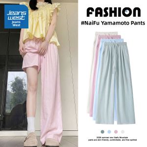 Jeanswest | Blue Casual Loose Trousers Summer Slim Straight