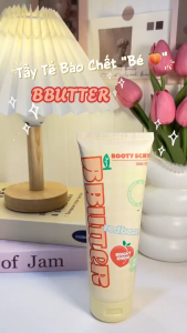 Tẩy Tế Bào Chết Mông & Body Bbutter Scrub Đậu Đỏ 300ml – Giúp Làm Sạch Da Giảm Mụn & Mờ Thâm Vùng Da Vòng 3
