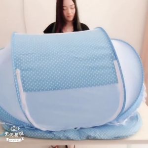 4 in 1 Kelambu Bayi Lipat Mosquito Net Praktis Dilengkapi Dengan Paket Musik Bahan Tebal Tidak Mudah Robek Kelambu Kasur Lipat