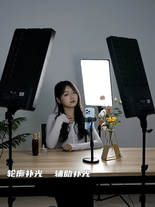 16inch LED Fill Light 3 Color Temperature Big Screen Light With Tripod Studio Video Shooting Lamp Lampu Mengisi Cahaya