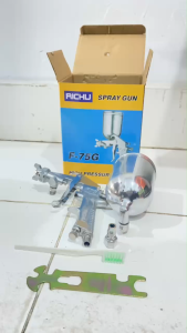 RICHU F-75G High Pressure Spray Gun Tabung Atas Alat Semprot Cat Otomotif & Kayu