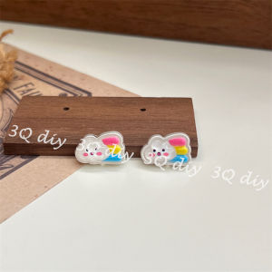 สร้อยคอโซ่โทรศัพท์โลหะผสมคาร์ตูน Sanrio ชุบเงิน ลูกปัดโซ่โทรศัพท์ DIY อุปกรณ์เครื่องประดับแฟชั่น ลูกปัดตัวอักษร