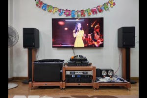 Chân loa gỗ chống rung Venza BM 40 ( cao 40cm có chân đinh)