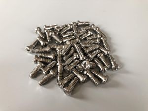 50pcs Round Head Furniture Screws 6.3x14mm Euro Style for Hinges - Complement Hinges Furniture Repair Screws Pack of 50