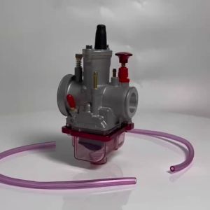 Bộ Chế Hòa Khí Xe Máy Đa Năng 21-34mm Màu Đỏ Có Vòi Phun Nhiên Liệu Phụ Cho Xe 2 Thì 4 Thì Koso Motocross Karb Scooter ATV - Bộ Lọc Không Khí & Hệ Thống