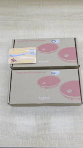 LOGITECH CONFERENCECAM LIVE MICROPHONE ไมโครโฟนเสริมสำหรับกลุ่มขนาดใหญ่ Model : GROUPMICROPHONE