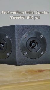 Paket Combo Box Tweeter 3 Lobang plus 3pcs Tweeter Acr 701
