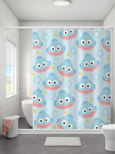 ผ้าคลุมเครื่องอาบน้ำกันน้ำหนักด้วยน้ำหนักน้ำมันป้องกันแสงผ้าฝ้ายโพลีเอสเตอร์สำหรับห้องน้ำ ผ้าคลุมประตูแยกชั้นในและชั้นนอก