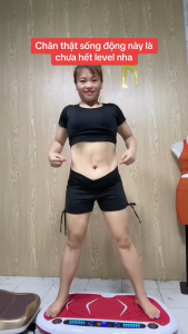 Máy giảm cân rung lắc toàn thân Zlife 999 cấp độ Máy tập Gym massage bụng giảm mỡ có bluetooth