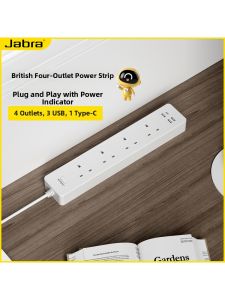 jabra | Multifunctional USB Type-C Power Strip Socket