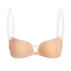 New Angel Wing Goddess Gathered Invisible Silicone Nipple Cover with Strap Bra Lifting Underwear Beautiful Breast Patch