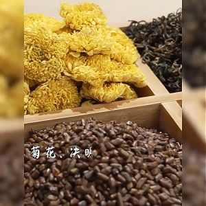 Beijing Tongrentang herbal health tea bags with dandelion chrysanthemum wolfberry and burdock root. It is essential for those who stay up late and can protect the liver.
