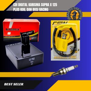 CDI Honda Kharisma Karisma Supra X 125 Lama plus busi dan koil racing moric