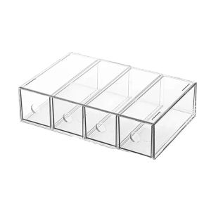 Acrylic Multi-level Drawer-style Glasses Organizer Box