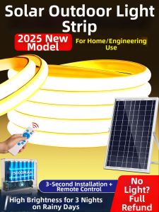 XLYS | Solar Powered Ultra Bright Waterproof Outdoor Light Strip