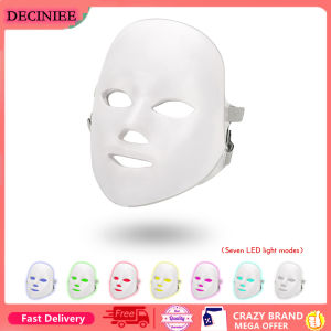 Led mặt nạ làm đẹp da trẻ hóa Photon ánh sáng 7 màu sắc mặt nạ trị liệu nếp nhăn mụn làm săn chắc da công cụ máy rửa mặt