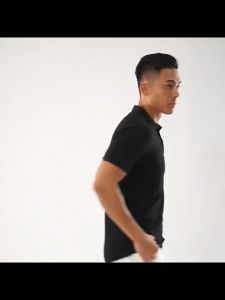 Polo Shirts For Men Formal Collared Casual Shirts Korean Business Pure Cotton White Short-sleeved T-shirt