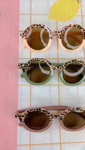 Kacamata Anak Perempuan | Laki - Laki Model Leopard Korea Fashion | Kaca Mata Impor (Free Buble Wrap)
