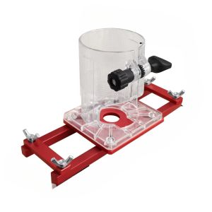 Woodworking Router Base 2-in-1 Concealed Fastener Slot Bracket Trimmer Base Cabinet Wardrobe Furniture Groove For Woodworking