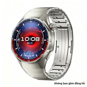 Dây Đeo Titan Cao Cấp Cho Đồng Hồ Huawei Watch GT6 Pro 46mm Không Khe Hở Vòng Đeo Tay Kim Loại Phụ Kiện Dây Đeo Chuyên Dụng