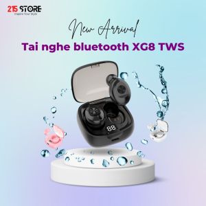 Tai nghe bluetooth tai nghe không dây headphone 215Store XG8 TWS kháng nước chống ồn