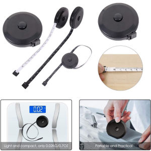 150cm Double Scale Body Sewing Ruler Craft Sewing Tailor Cloth Knitting Accessories 60 Inch Soft Tape Flexible Measure Tool Dual Sided Automatic Retractable Body Ruler