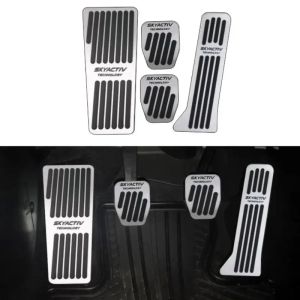 สำหรับรถยนต์มาสด้า CX-3 CX3 ปี 2015~2022 ชุดแป้นเหยียบอะลูมิเนียมอัลลอยด์ แป้นคันเร่ง แป้นเบรก แป้นคลัตช์ พร้อมแผ่นกันลื่น อุปกรณ์เสริม