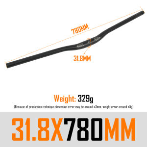 Ultra-light Long Straight Handlebar 31.8mm