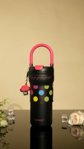 CIVAGO (24oz/720ml) Ceramic Coffee Mug with Lid Large Capacity Cute Travel Mug Leak-proof Water Bottle Gift