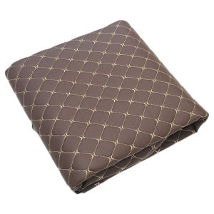 Thickened PU Artificial Leather Fabric Embroidered Car Interior Modification Roof Refurbishment Seat Cover Cotton Sandwich Soft Pack
