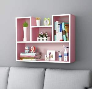 Kệ sách chữ u decor treo tườnggiá sách trang trí phòng ngủquán ăn