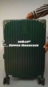 18 inch /20 inch/ 22 inch / 24 inch Standard Zipper Luggage & 32 inch Deep Version Zipper Hard Case  Anti-Scratch Surface + Build in Lock 4 Double Wheels Travel Luggage Bag Bagasi